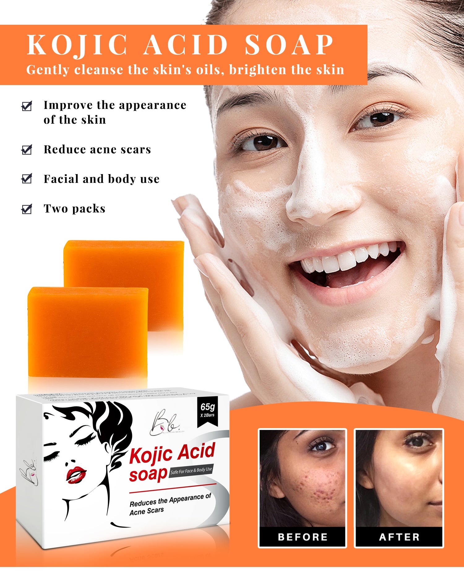 Kojic Acid Soap – 2 Pack