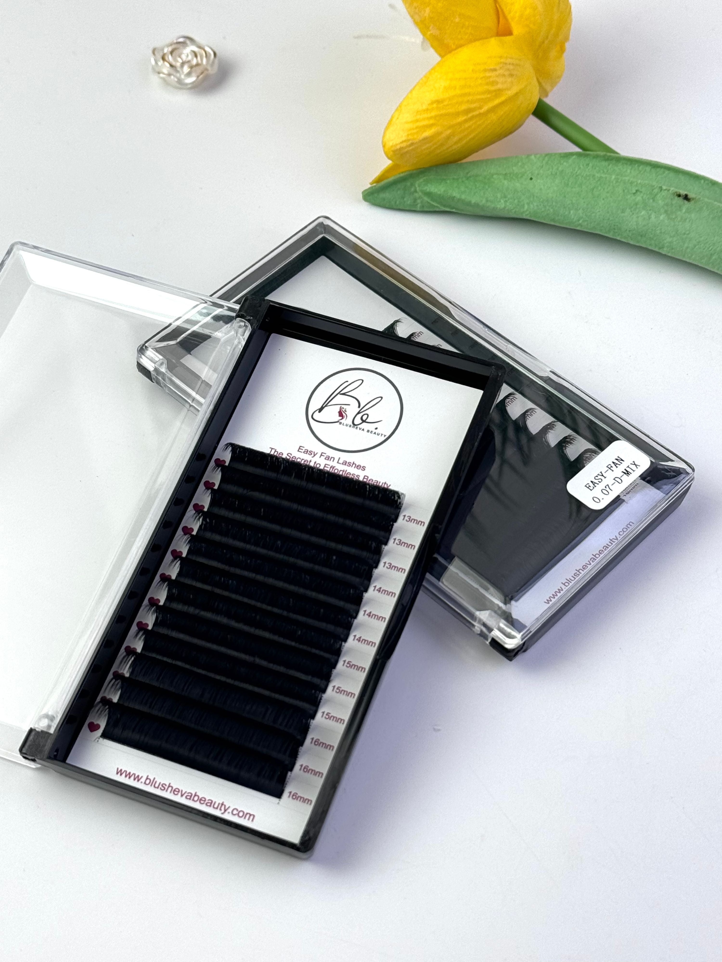 Easy Fan Lash Extensions – 0.05mm | Classic Volume Lashes | Blusheva Beauty