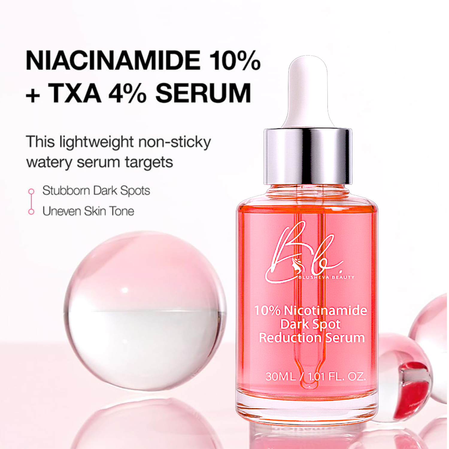 Niacinamide 10% Serum – Dark Spot Corrector & Pore Minimizer | Blusheva Beauty