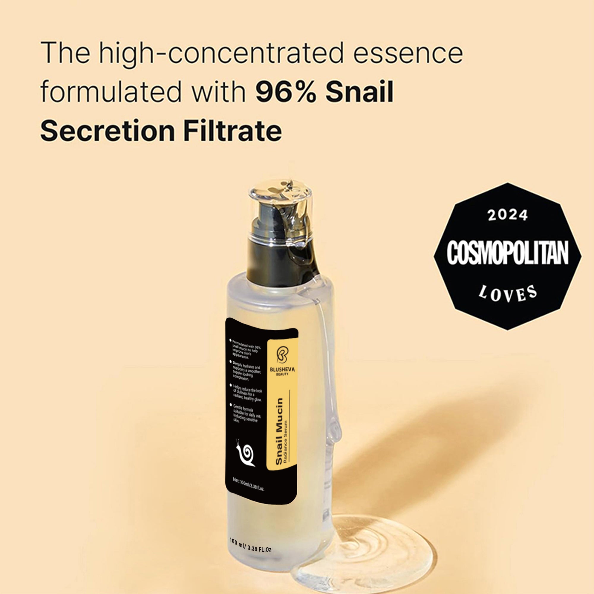 Snail Mucin Serum 96% – Repair, Hydrate &amp; Anti-Aging Face Serum