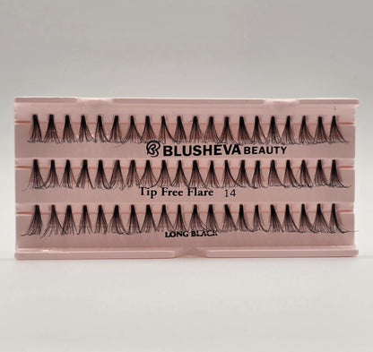Individual Cluster False Eyelashes – 10 Pack Professional Salon Lash Extensions