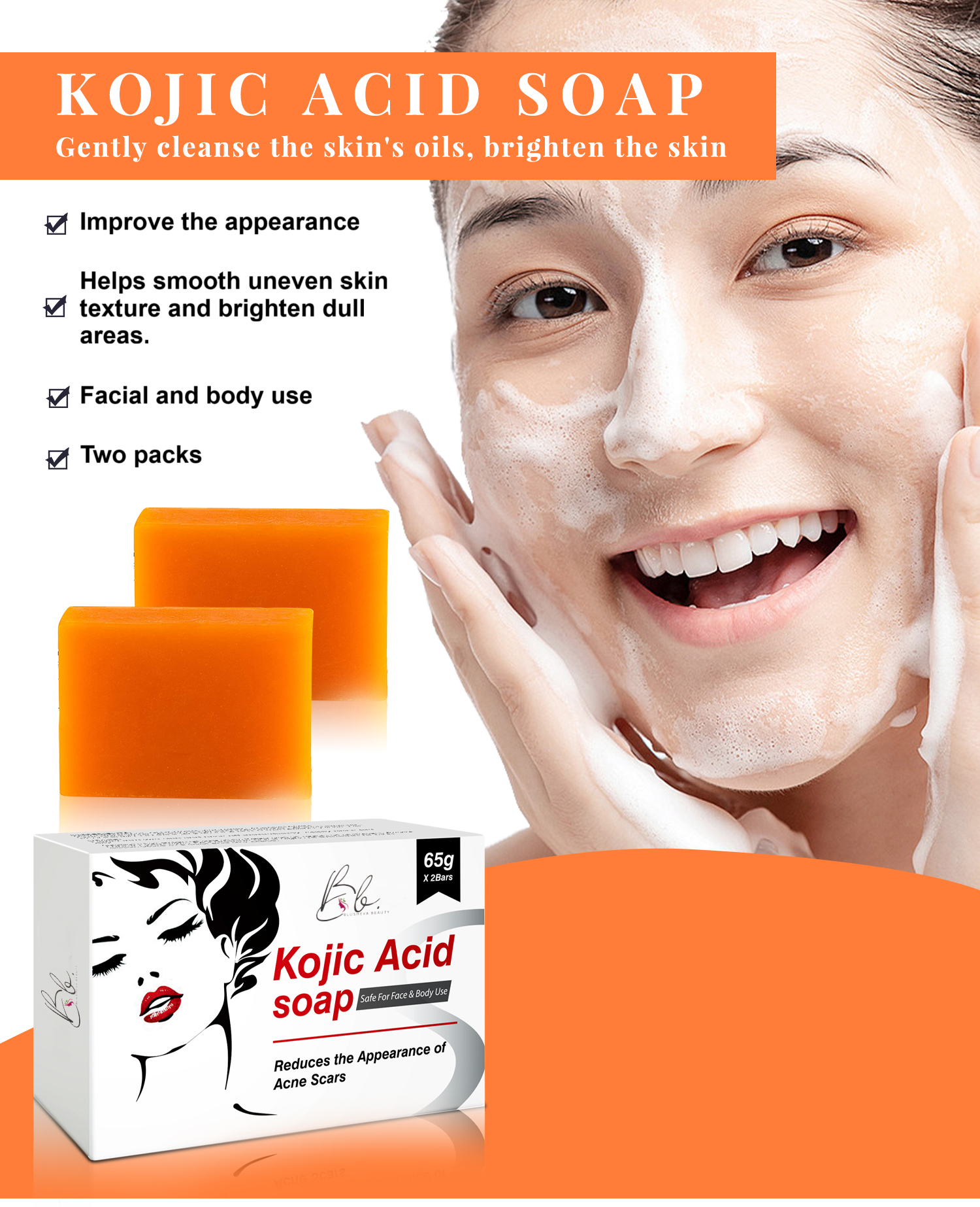 Kojic Acid Soap – 2 Pack