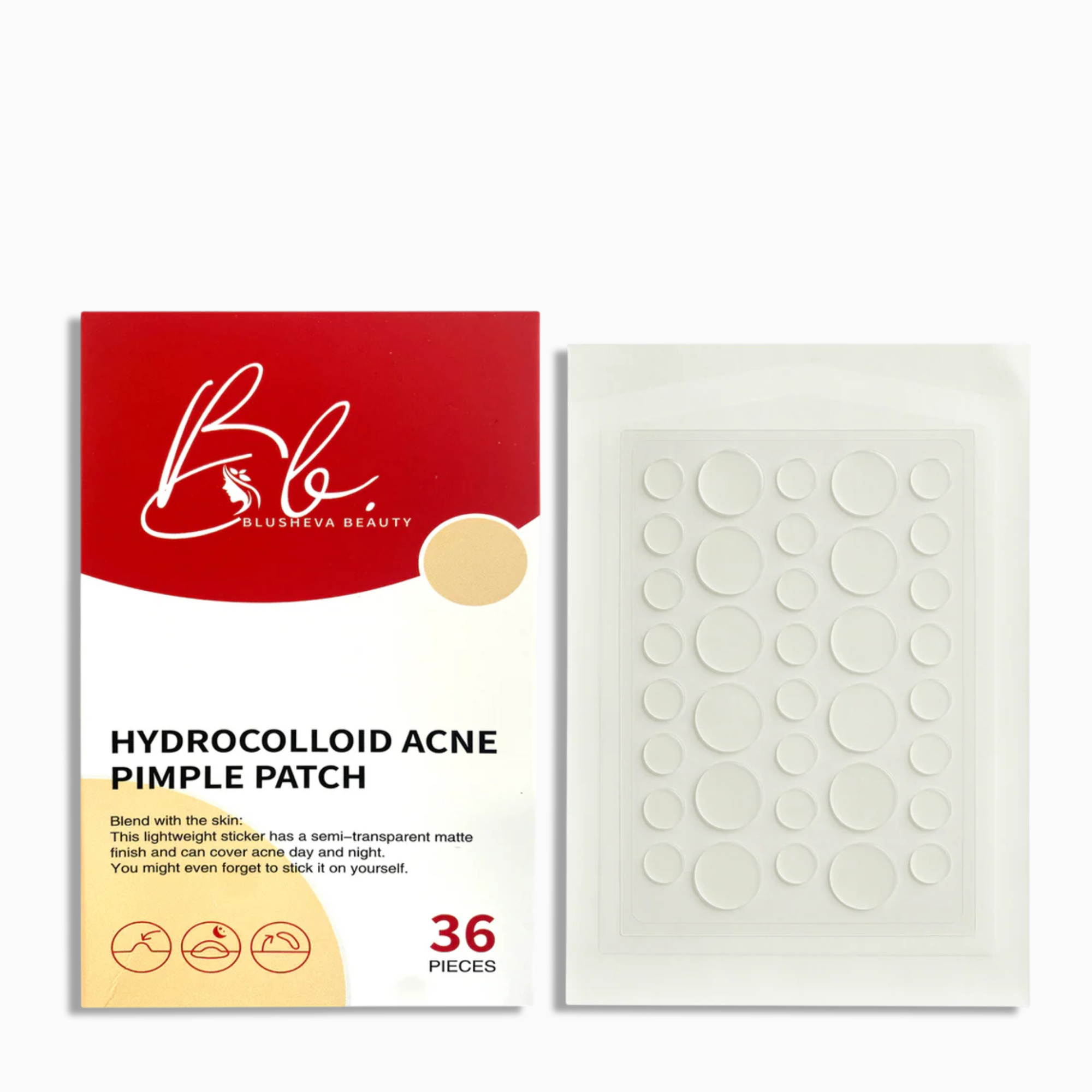 Hydrocolloid Pimple Patches – Fast-Acting Acne Dots | Blusheva Beauty