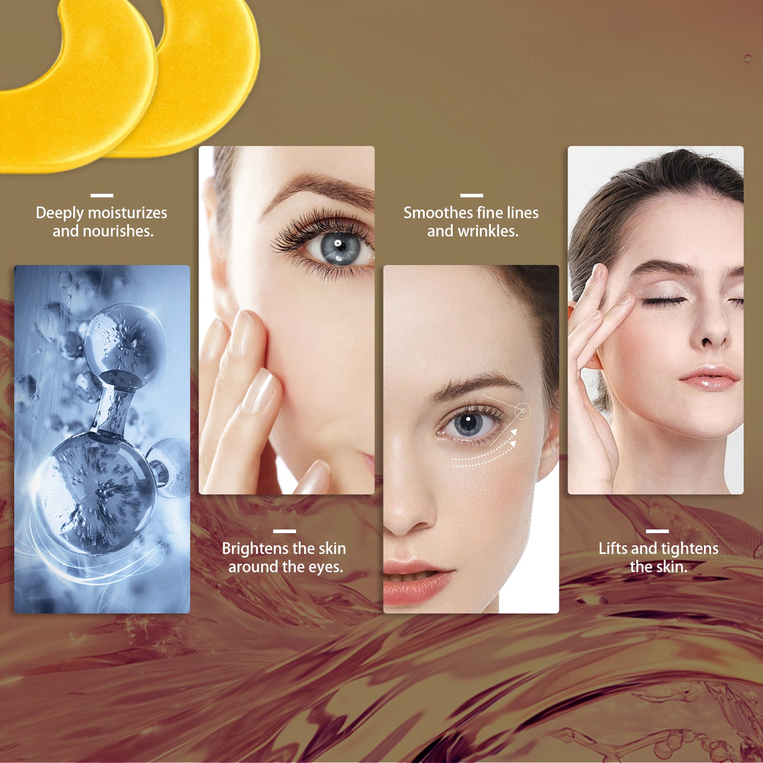 Gold Infused Under Eye Mask – 24 Pairs